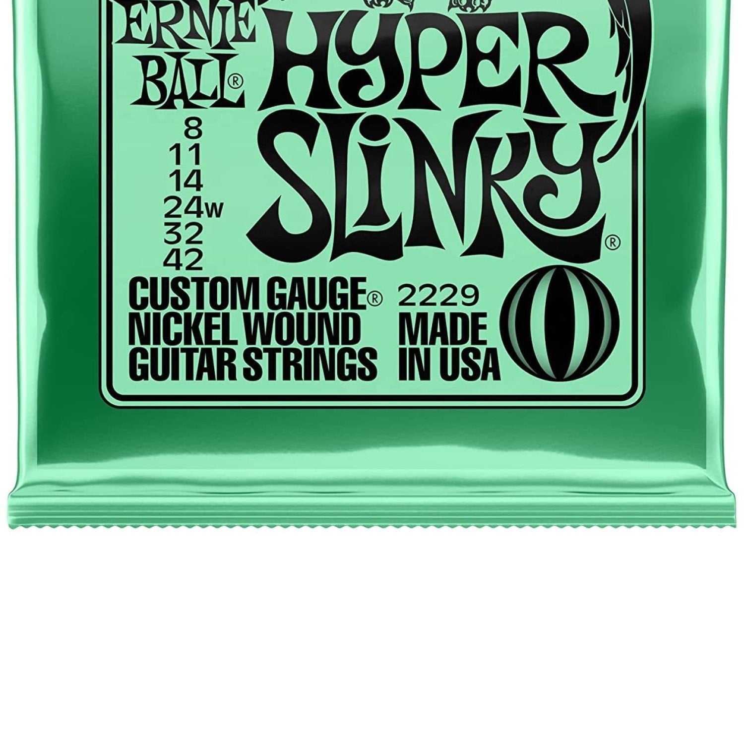 Ernie Ball Hyper Slinky Nickel Wound Guitar String Set, .008 - .042