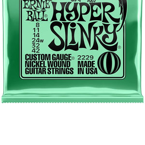 Ernie Ball Hyper Slinky Nickel Wound Guitar String Set, .008 - .042