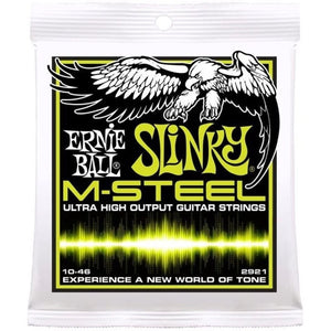 Ernie Ball P02921 M-Steel Regular Slinky Electric Guitar String Set