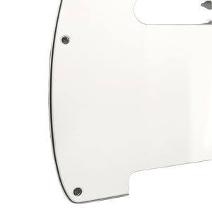 WD Music 3 Ply White Telecaster Guitar Pickguard