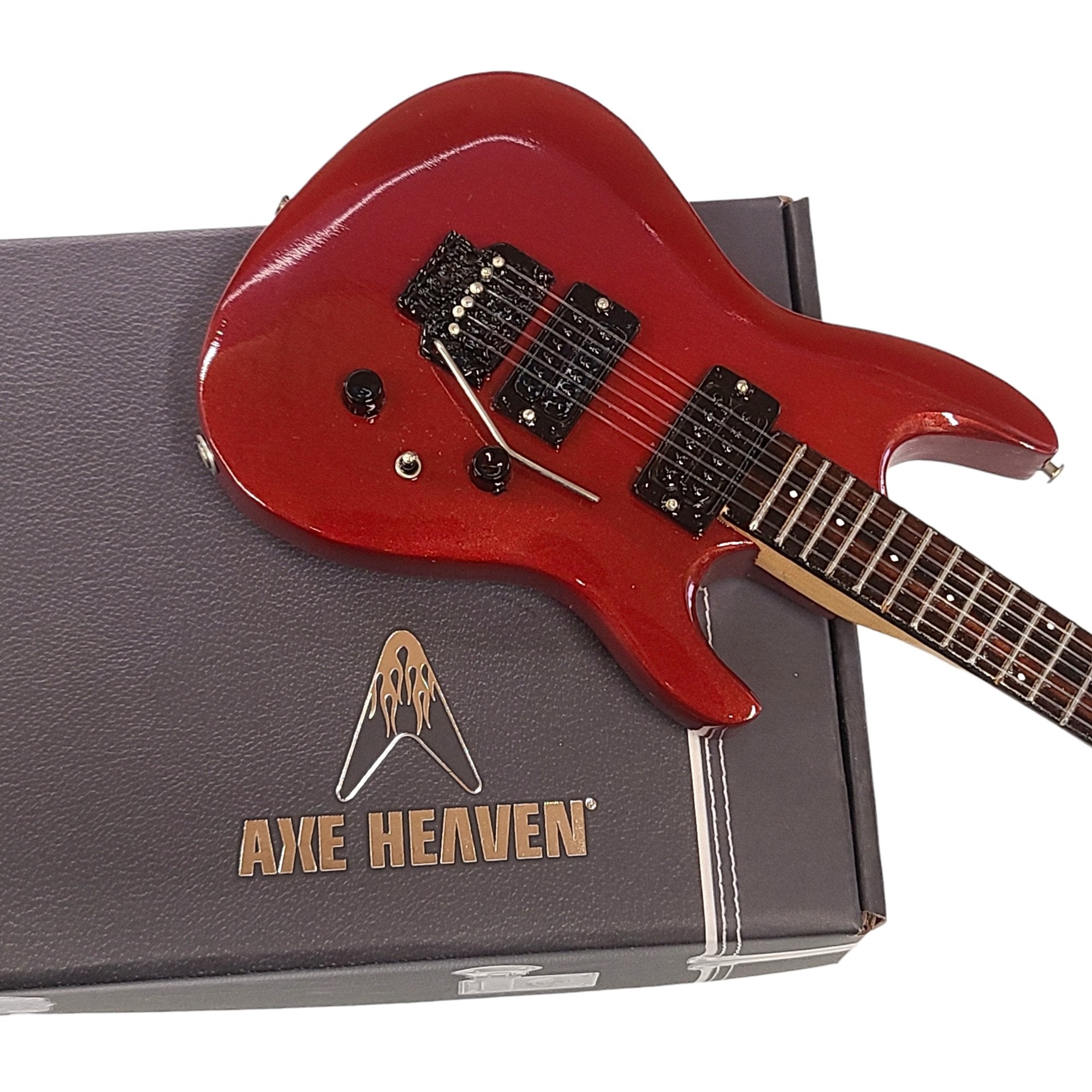 Axe Heaven Joe Satriani Candy Apple Red Mini Guitar Replica, JS-093