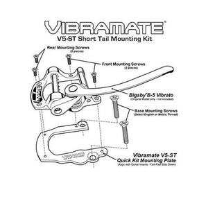 Vibramate V5 Mount Kit for Bigsby B5, Short SG Model