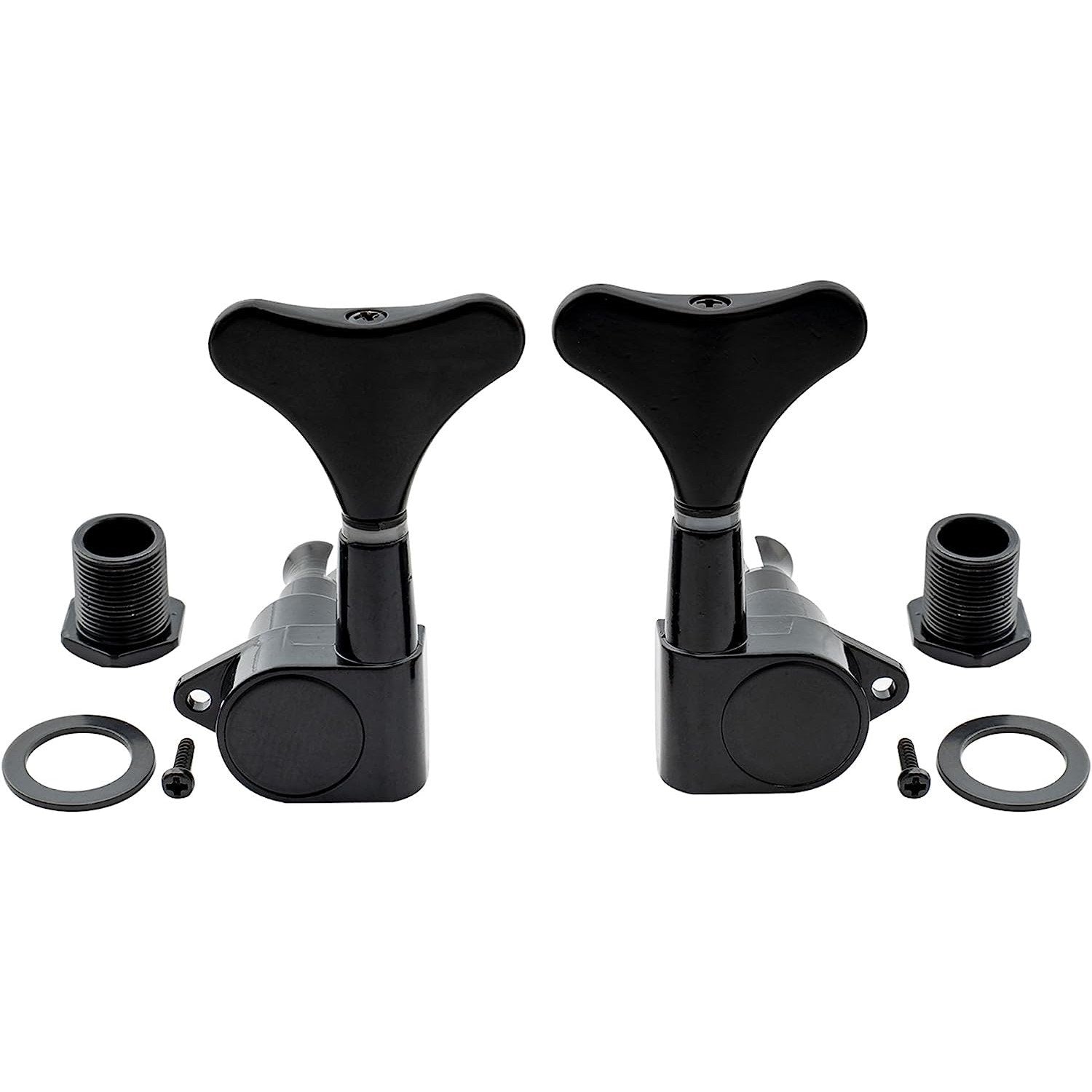 3x3 Sealed Bass Tuning Pegs, Black
