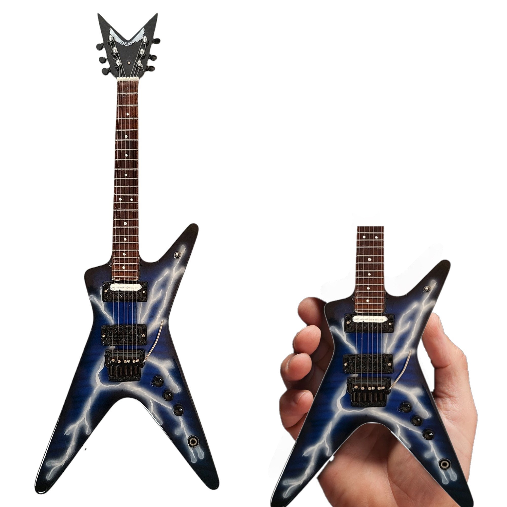 Axe Heaven Dimebag Darrell Lightning Bolt  Mini Guitar Replica, DD-001