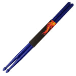 5A Drum Sticks Pair Dark Blue Plastic Lightweight Fitness Exercise Drumsticks