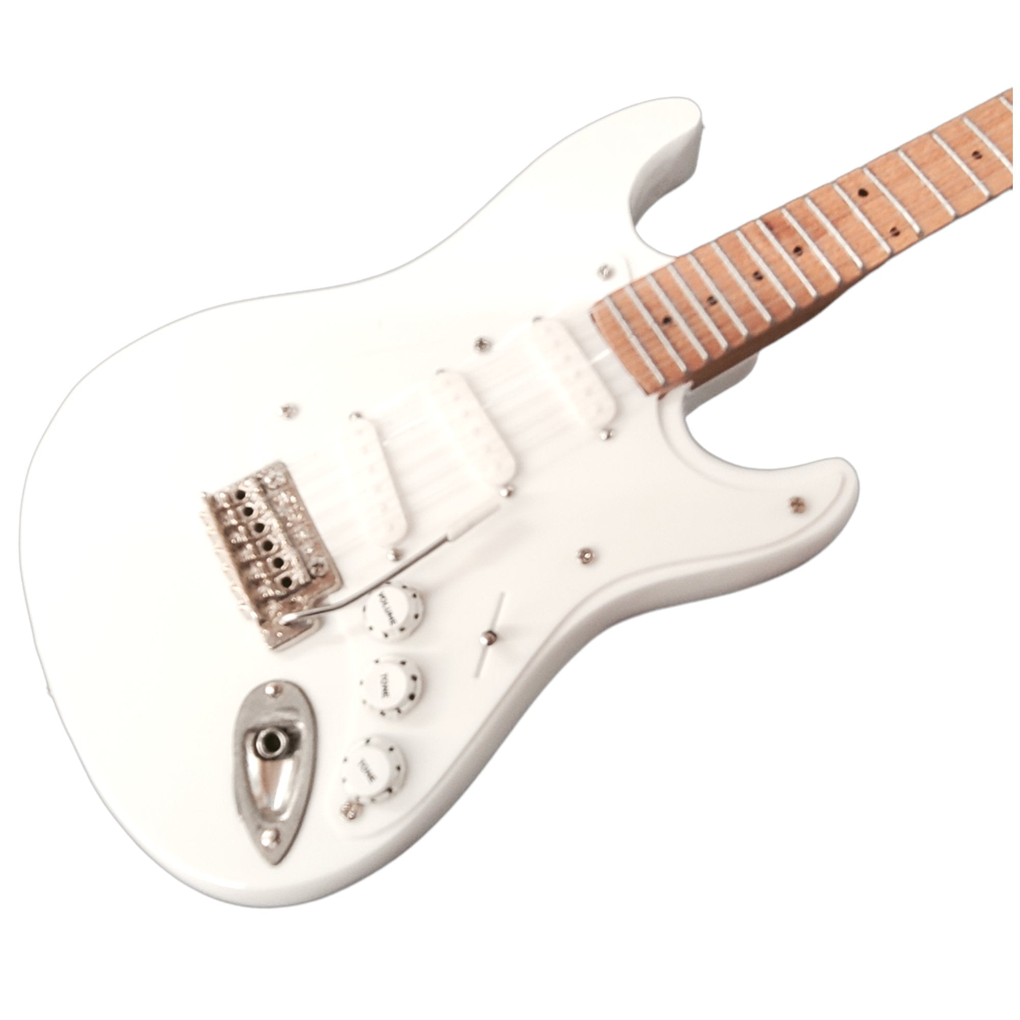 Axe Heaven Olympic White Fender Strat Mini Guitar Replica, FS-008