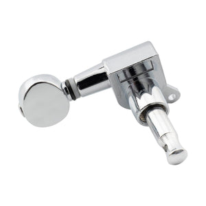 6-in line Sealed Right Hand Guitar Tuning Pegs, Chrome