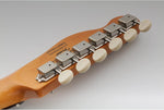 Vintage 6-in-Line Guitar Tuning Pegs, Nickel/Cream