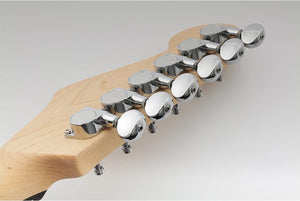 Wilkinson 6-In-Line EZ-LOK Locking Guitar Tuning Pegs, Chrome