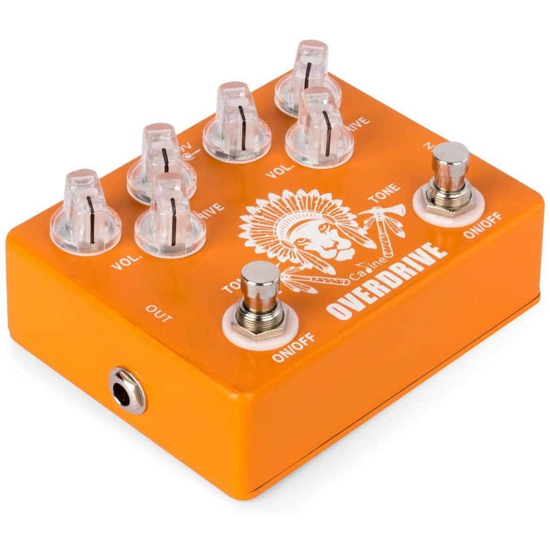 Caline "High Chief" Dual Overdrive Guitar Effect Pedal, CP-70