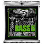 Ernie Ball Coated Regular Slinky 5-String Bass Set, .045, - .130