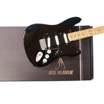 Axe Heaven Licensed Fender Strat Black With Black Guard Mini Guitar Replica FS-009
