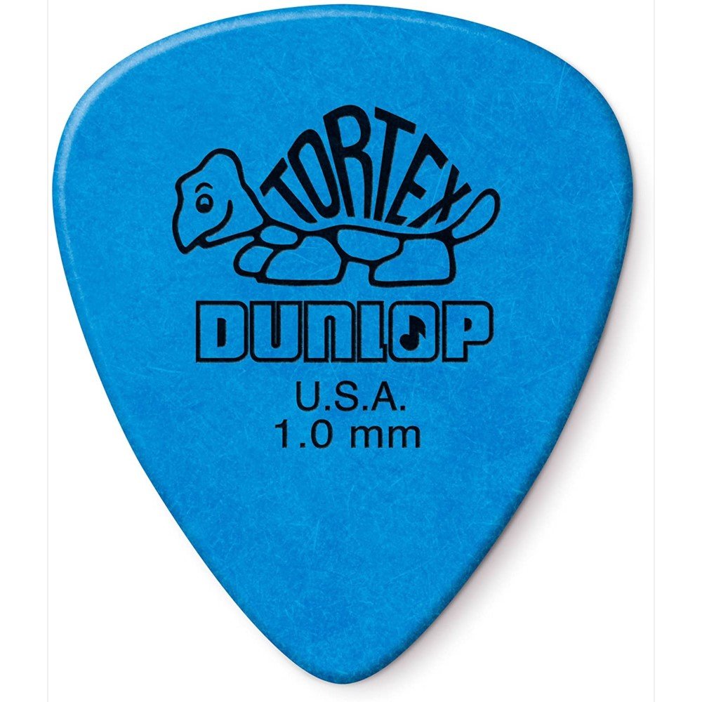 6 Pack Dunlop Guitar Picks Tortex Standard 1.0mm 12 Picks Per Pack