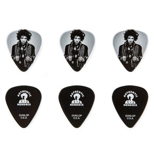 Dunlop Guitar Picks Jimi Hendrix Pick Tin Collectible 6 Pack