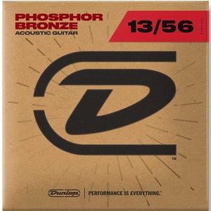 Dunlop Phosphor Bronze Medium Acoustic Guitar Strings, .013-.056