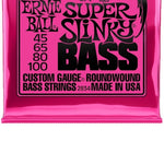 Ernie Ball Super Slinky Nickel Round Wound 4-String Bass Set, .045 - .100