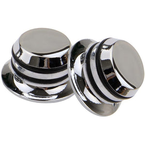 Metric Chrome Plated Dome Guitar Knobs for Strat