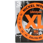 D’Addario Nickel Wound Regular Light Guitar Strings, .010-.046
