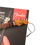 Axe Heaven 6" Sunburst Fender Bass Mini Guitar Replica Ornament