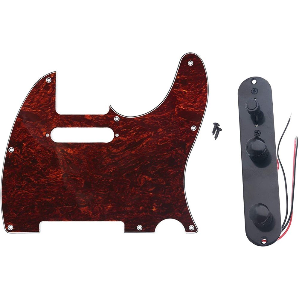 Pickguard and Loaded Control Plate For Telecaster Guitar