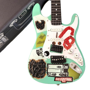 Axe Heaven Billie Jo Armstrong "Blue" Mini Guitar Replica, BJ-505
