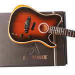 Axe Heaven Sunburst Fender Acoustisonic Telecaster Mini Guitar Replica FT-014