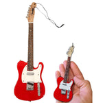 Axe Heaven 6" Red Fender Tele Mini Guitar Replica Ornament