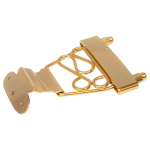 6-String Trapeze Swirl Tailpiece for Jazz Archtop Acoustic Electric Guitar
