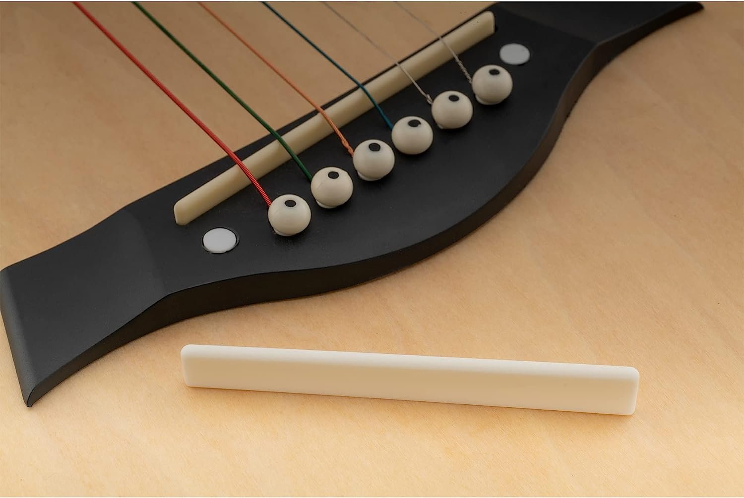 Classical Acoustic Guitar Bridge Saddle Bone Blank 80x3x11 9.5mm