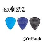 Ernie Ball Nylon Picks bag of  50 Various Sizes Thin Medium or Hard
