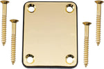 Musician Outfitters Guitar Neck Plate For Tele Strat Jaguar Bolt-on neck style (Gold)