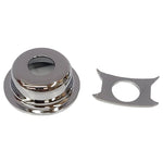 Chrome Recessed "Cup" Input Jack Plate for Fender Telecaster