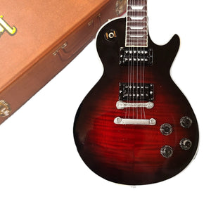 Axe Heaven Slash LP Standard Vermillion Burst Mini Guitar Replica GG-125