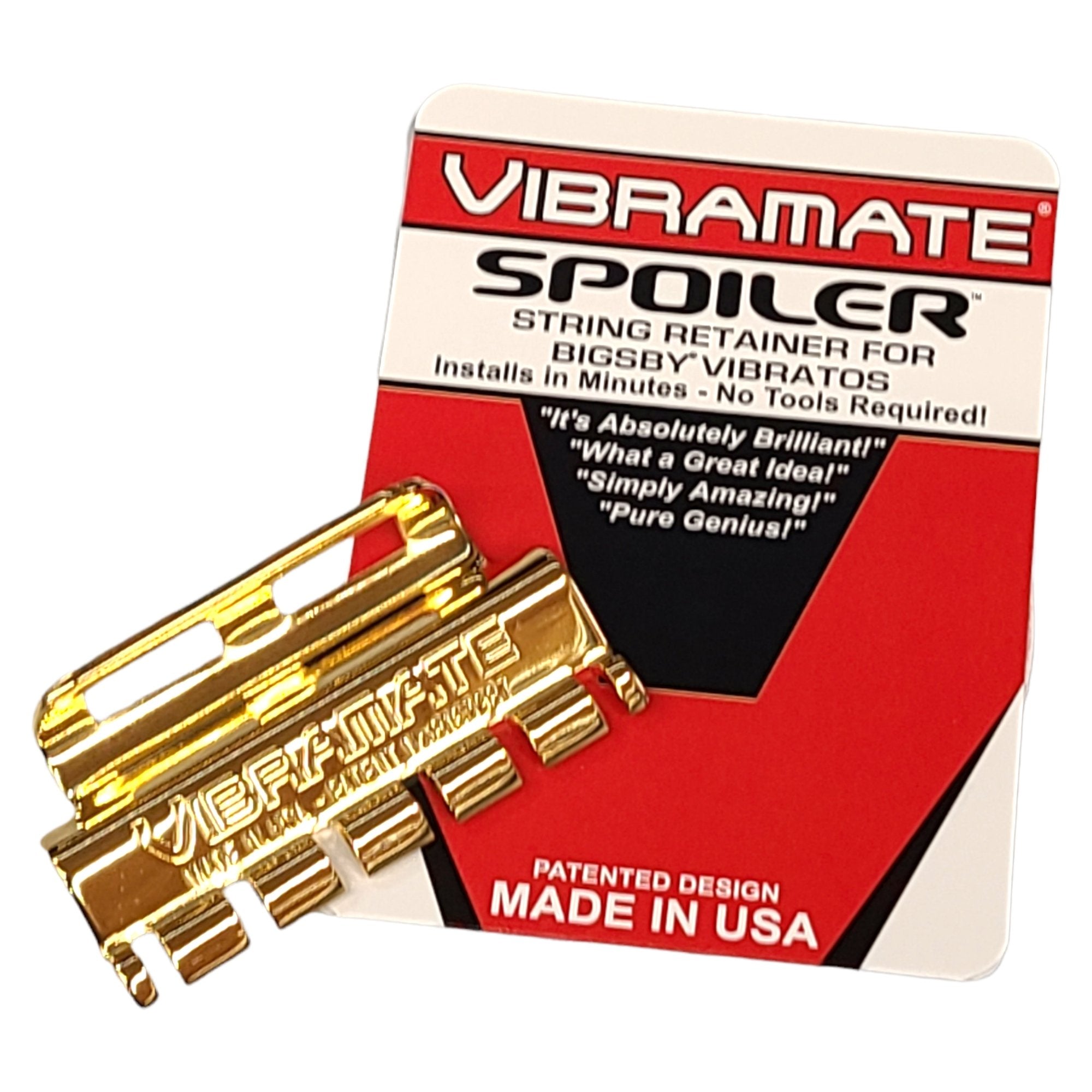 Vibramate String Spoiler For Bigsby Vibratos, Gold