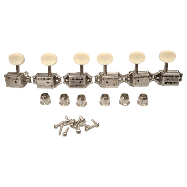 Wilkinson Vintage Style 3x3 Plate Tuning Pegs For Guitar – Musician  Outfitters