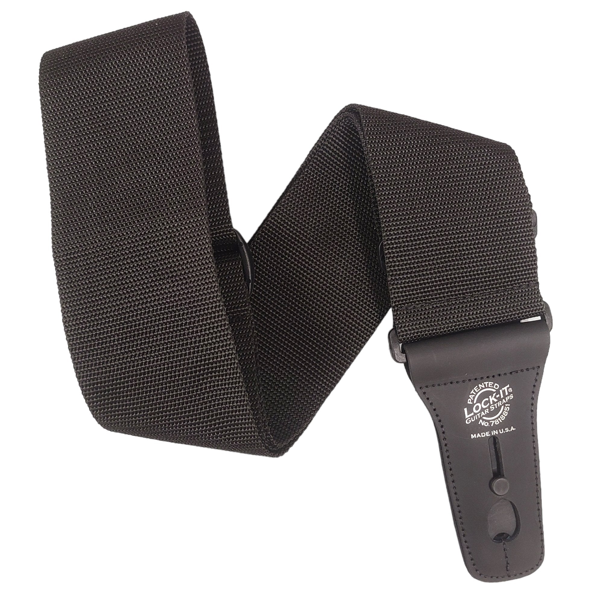 Lock-It Professional 3" Black Polypro Strap with Locking Ends
