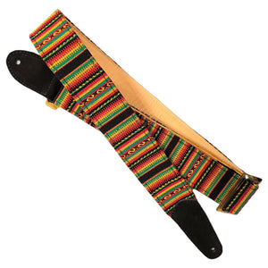 Henry Heller Tort-o Peruvian Inca Fabric Raggae Guitar Strap