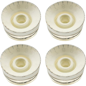 Abalone Circle Metric Control Guitar Knobs For Les Paul