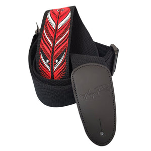 Henry Heller 2" David Hale Feather Guitar Strap