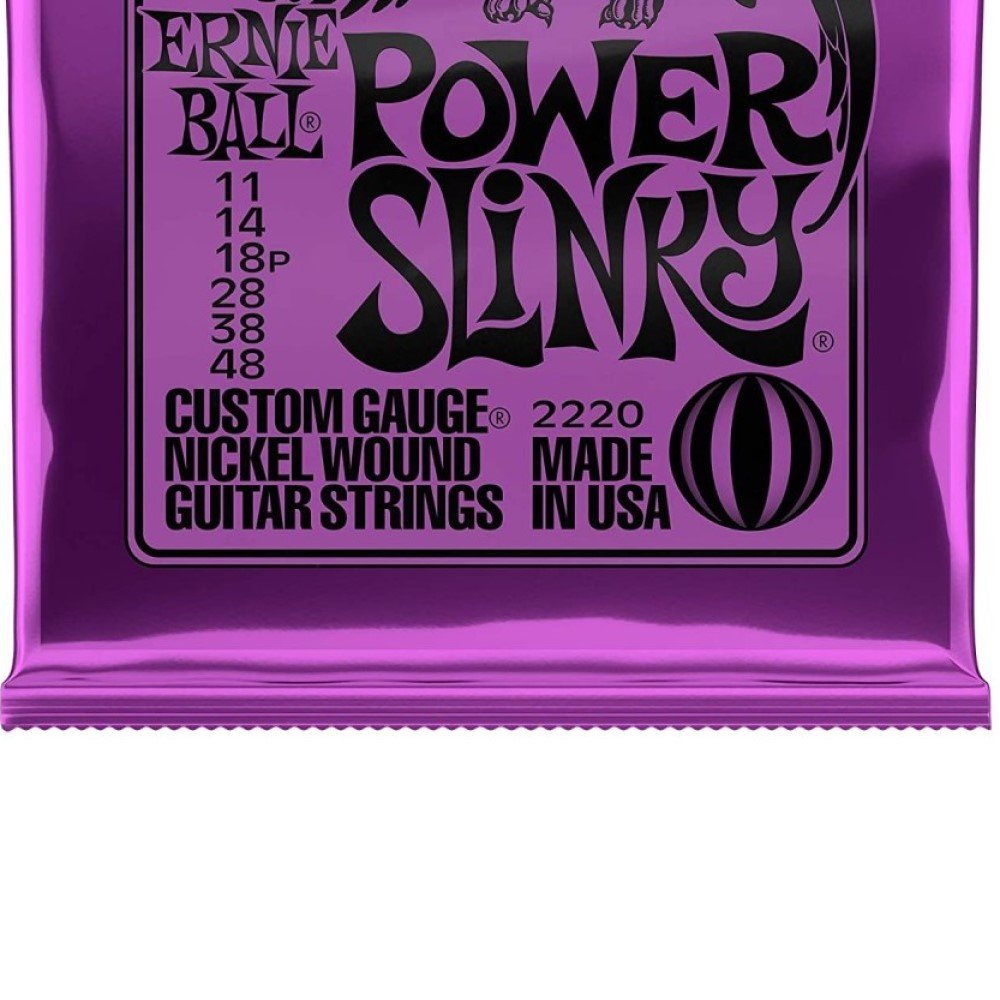 Ernie Ball Power Slinky Nickel Wound Guitar String Set, .011 - .048
