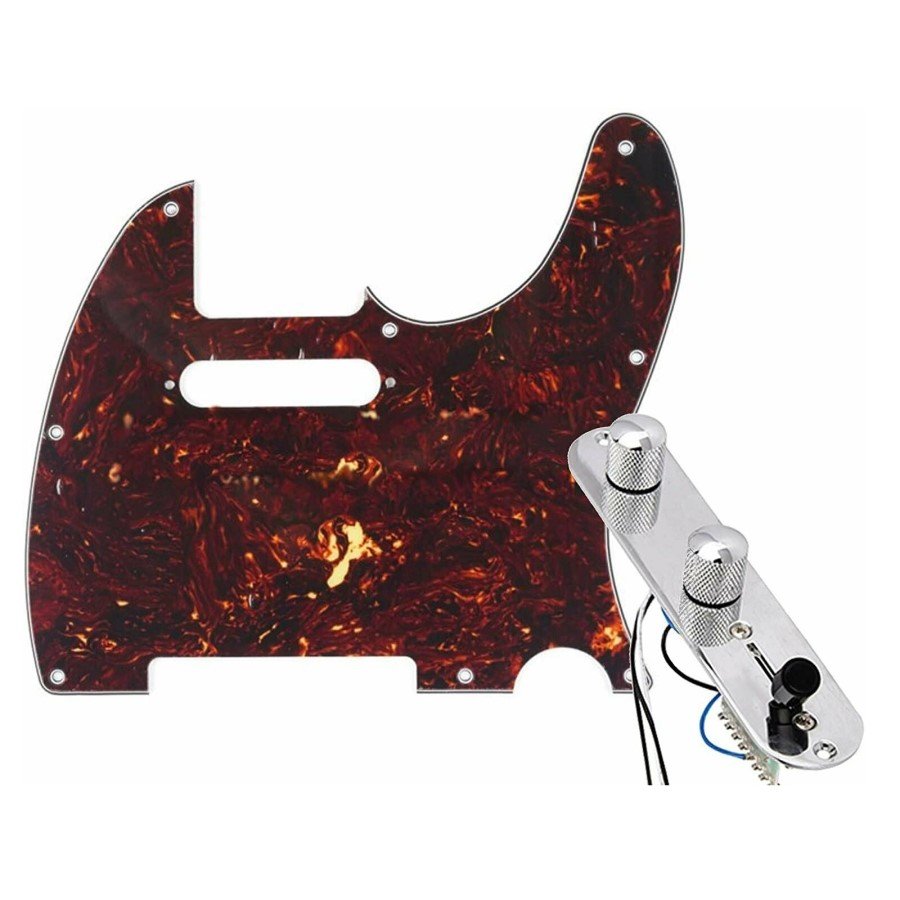 Pickguard and Loaded Control Plate For Telecaster Guitar