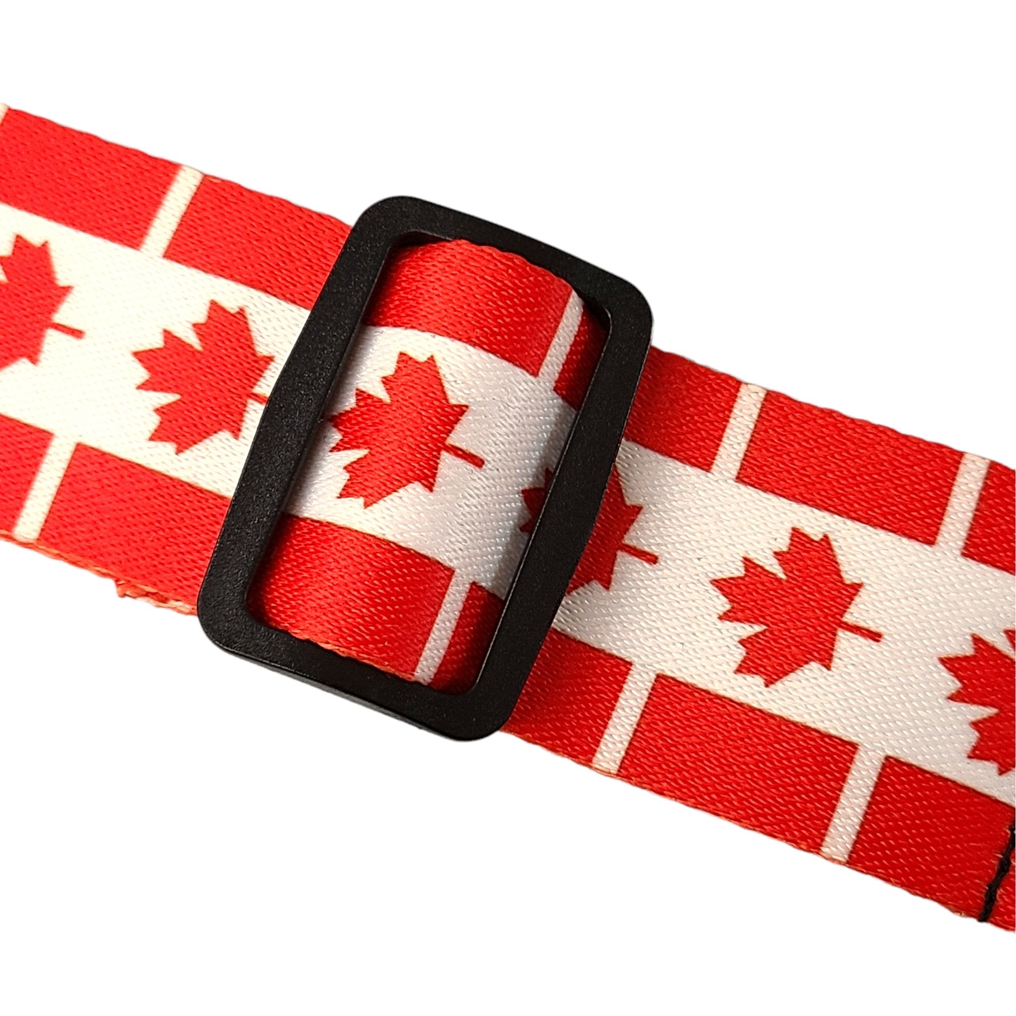 Canadian Maple Leaf Flag Guitar Strap
