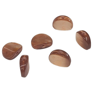 Brown Pearl Tuning Peg Replacement Buttons NO Washers and screws