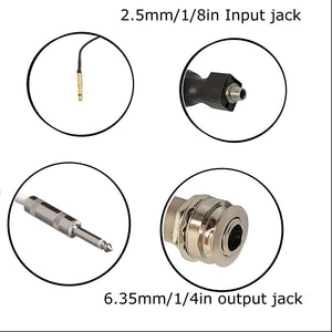 Acoustic Guitar Piezo Bridge Pickup Under-Saddle with Jack Rigid Artec PP-607