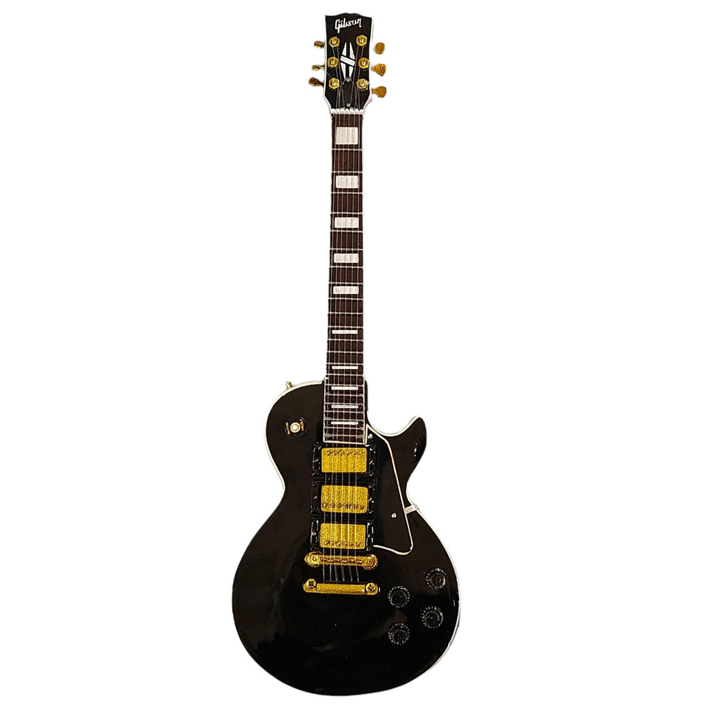 Axe Heaven Custom Ebony Gibson LP Mini Guitar Replica GG-123
