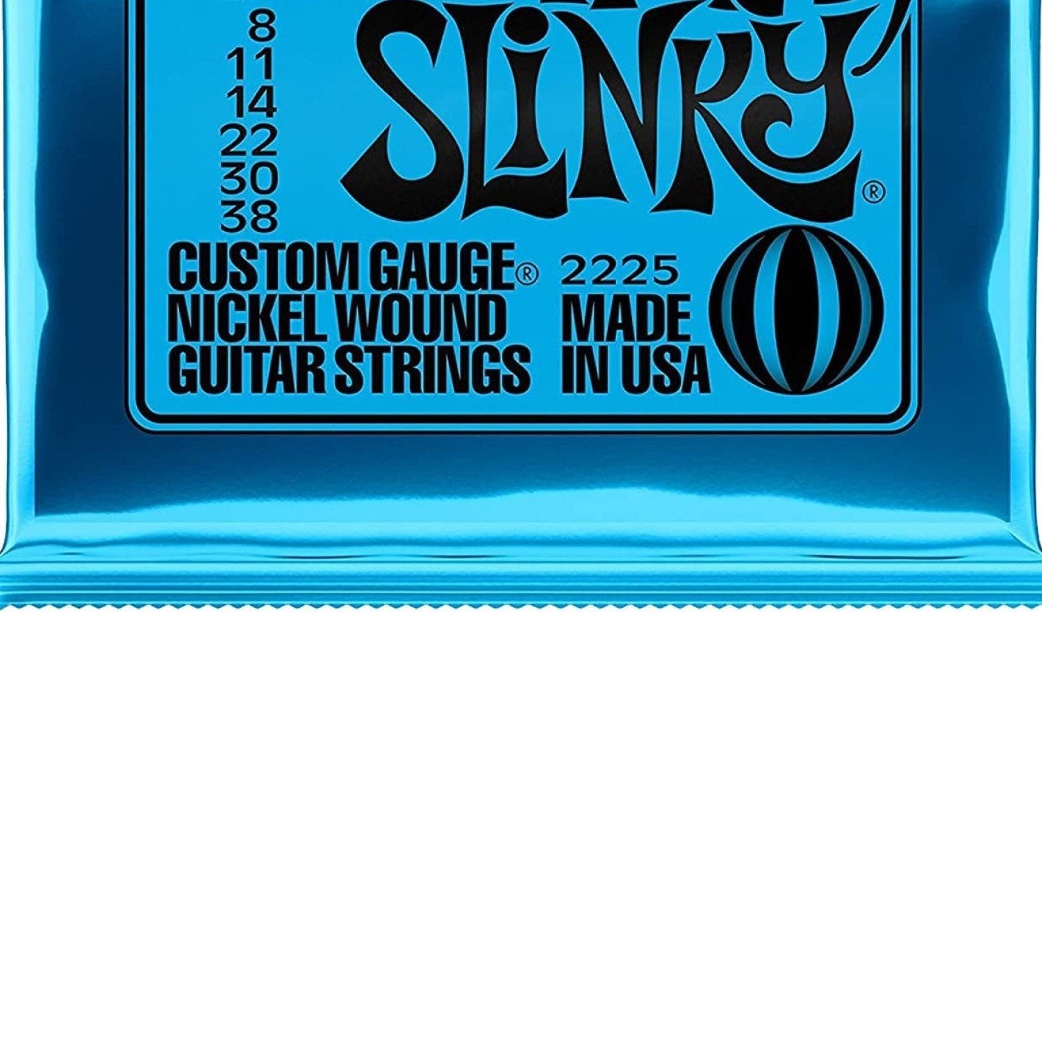 Ernie Ball 2225 Nickel Extra Slinky Electric Guitar Strings Gauge 8-38 3 Pack