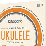 D'Addario Titanium Baritone Ukulele Strings, .028-.035