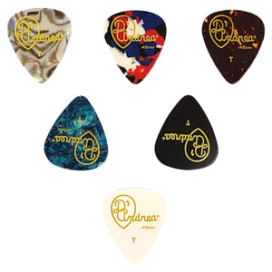 D'Andrea Classic Celluloid Guitar Picks, 12-PK Collectible Tin, Vintage Assortment