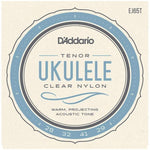 D'Addario Tenor Clear Nylon Ukulele Strings, .028-.041