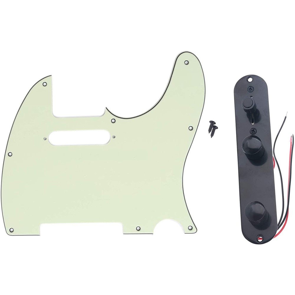 Pickguard and Loaded Control Plate For Telecaster Guitar